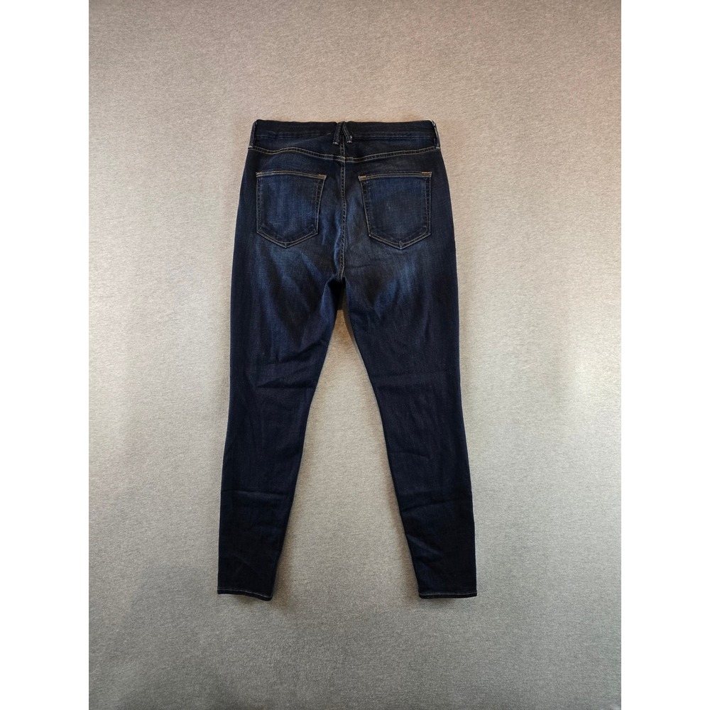 Good American Good Legs Jeans Womens 16 Dark Blue Skinny High Rise Stretch Denim - Picture 2 of 13